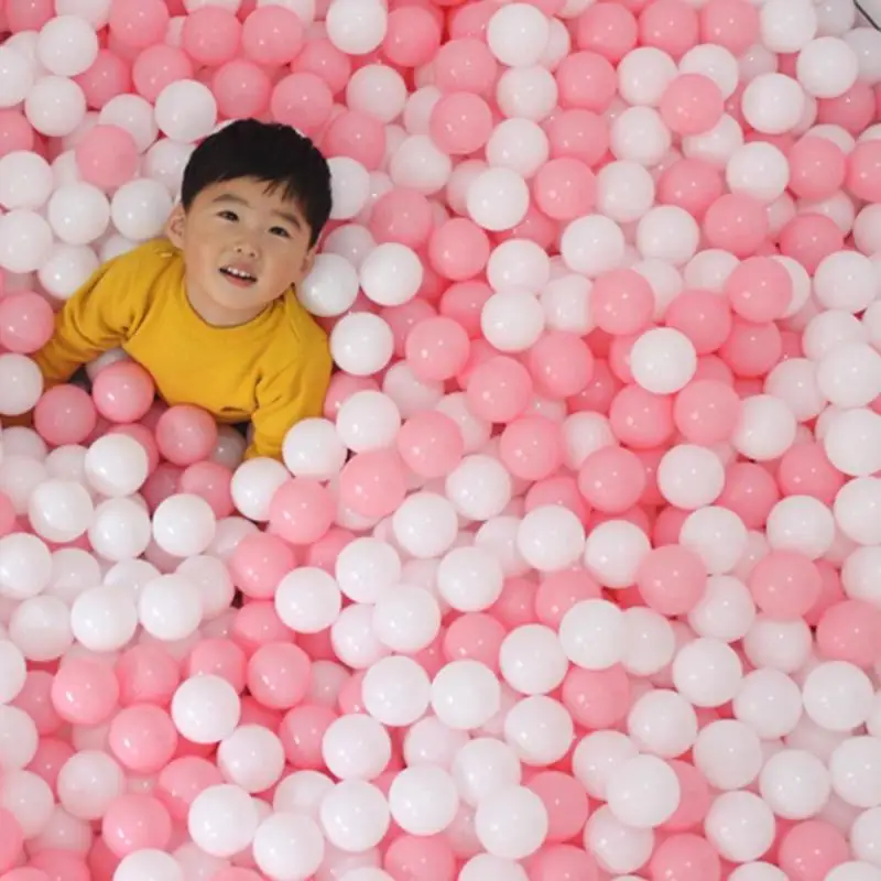 

100pcs Safe Materials Eco-Friendly Kids Infant Play Pool Ball Baby Safe Soft Plastic Balls Play Pool Ocean Balls for Kids Toy