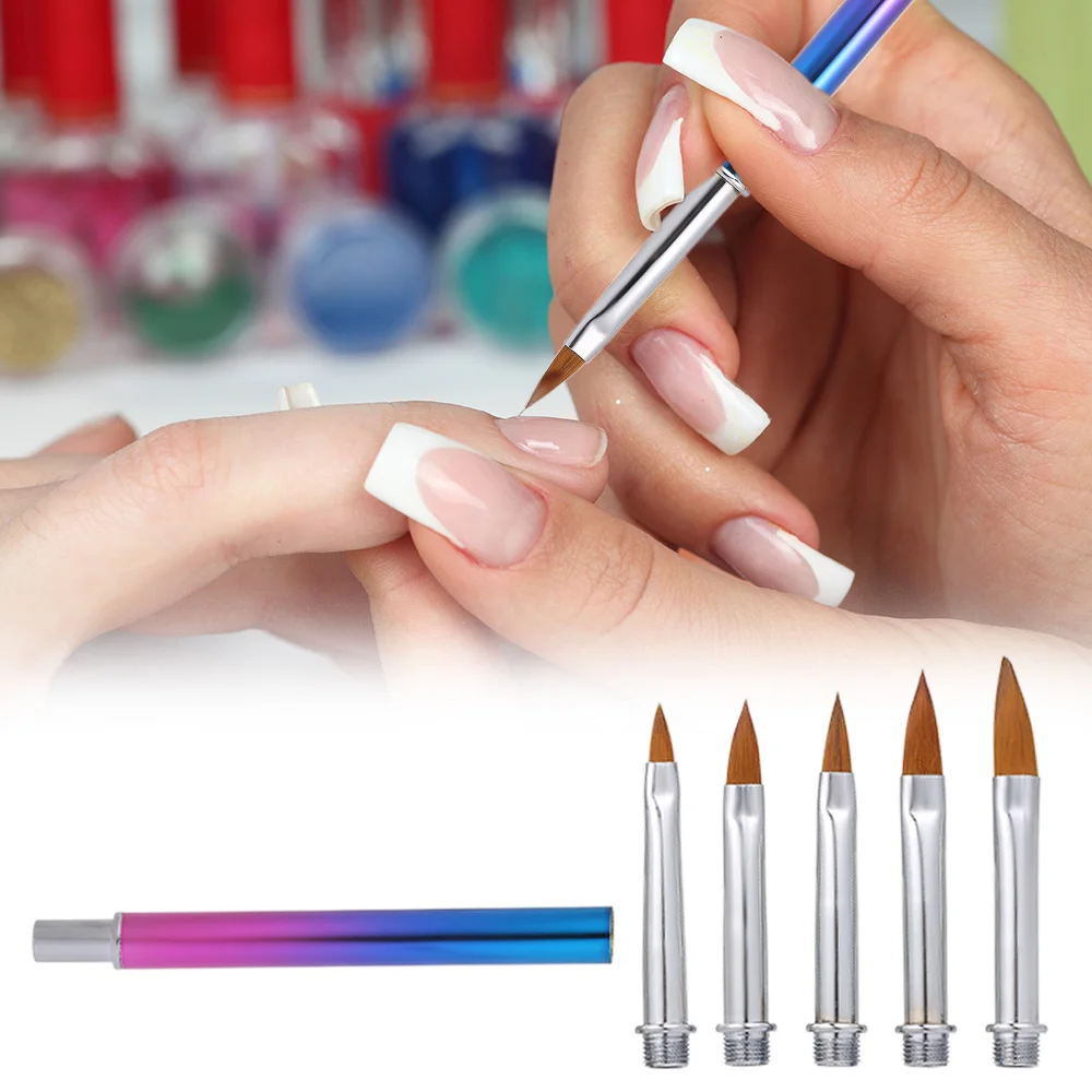 5pcs Nail Art Brush Set Manicure Pedicure Beauty Painting Drawing Brush