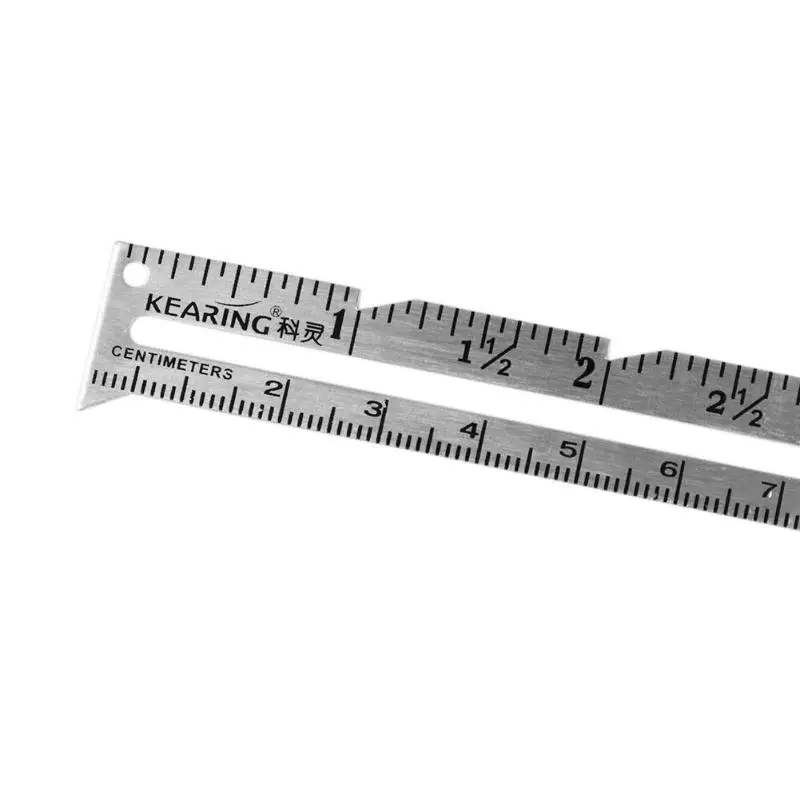 Швейные линейки Лоскутная линейка 15 см DIY прибор измерение квилтинга инструмент ткань для домашнего резки измерительные канцелярские принадлежности для школы одежда на заказ