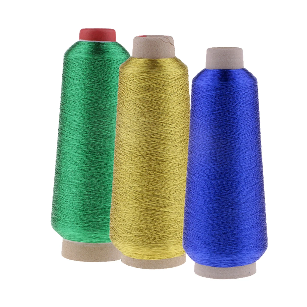 

3 Spools Rod Building Wrapping Whipping Thread - 1500m Blue & Green & Yellow