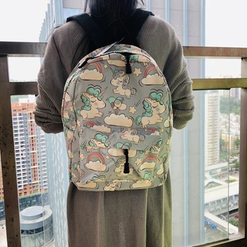 

IVYYE Cute Unicorn Fashion Oxford Backpacks Rucksacks Cartoon Backpack Casual Student Schoolbags travel Knapsack Unisex New