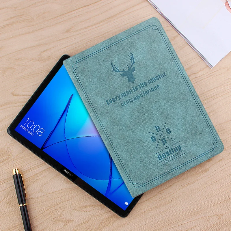 Чехол для Huawei MediaPad T3 10 чехол планшета 9 6 дюйма с диагональю защитной крышкой