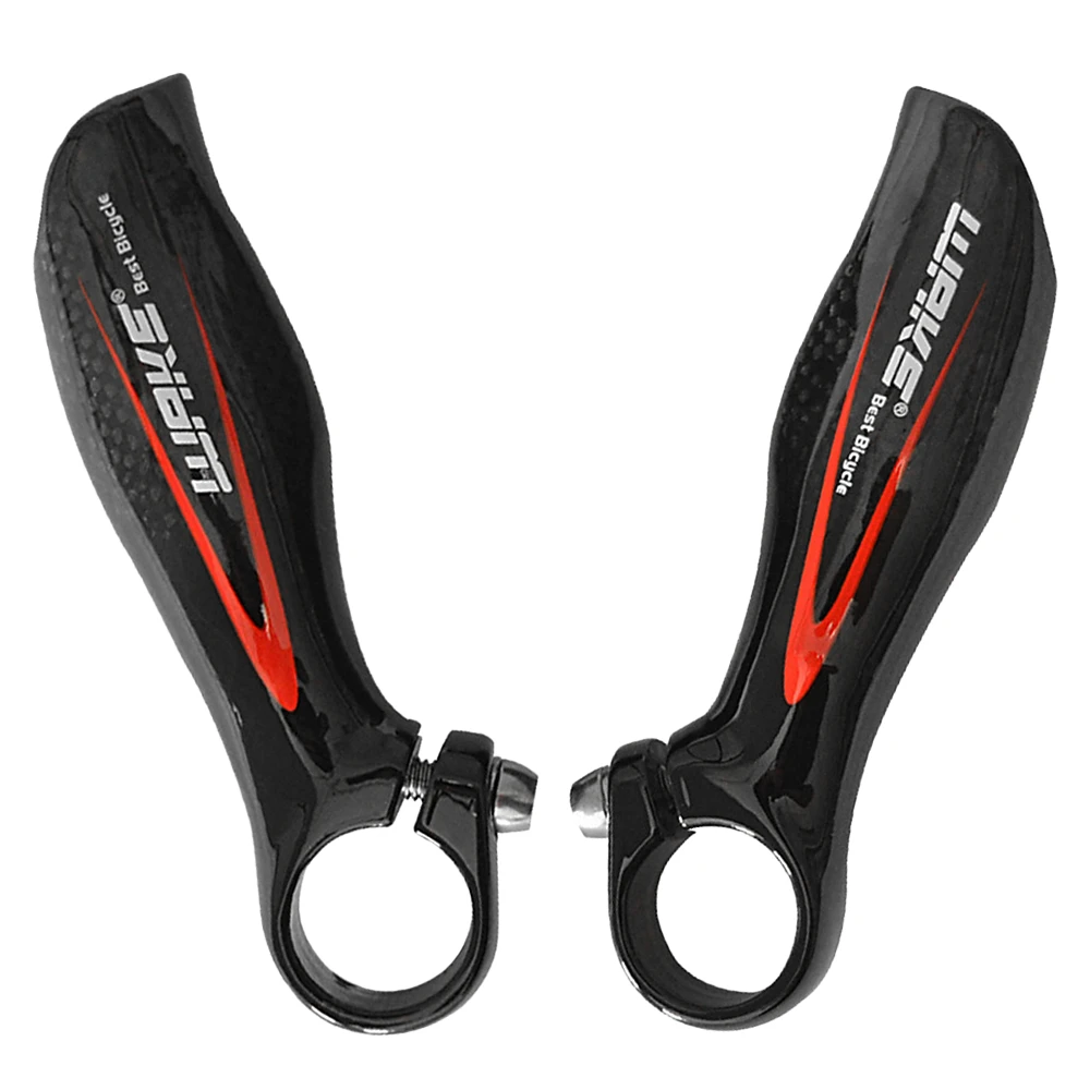 

WAKE 2Pcs Carbon Fiber MTB Bicycle Handlebar Bar Ends 22.2MM Diameter bike accessories