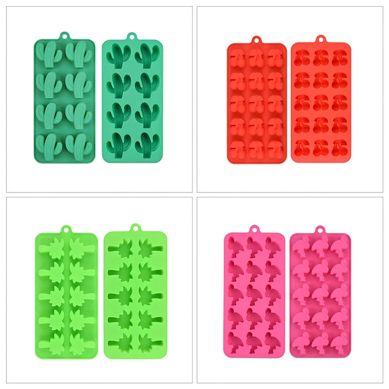 

Baking Tools Fondant Mold Ice Cube Gummy Silicone Maple Leaf Candy Cake Chocolate Mold Cherry Cactus Pastry Mould Bakeware 1PC