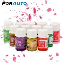 FORAUTO 12 шт./компл. автомобиль духи Натуральное эфирное масло освежитель воздуха для увлажнителя воздуха стайлинга автомобилей свежий воздух ароматы Дезодоранты