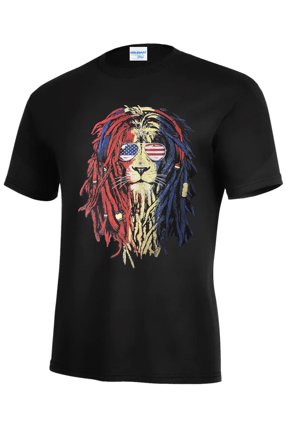 2018 Summer Style Fashion Men T Shirt Stranger Things Print T-Shirts Original DJ Lion USA flag awesome assorted colors t shirt | Мужская