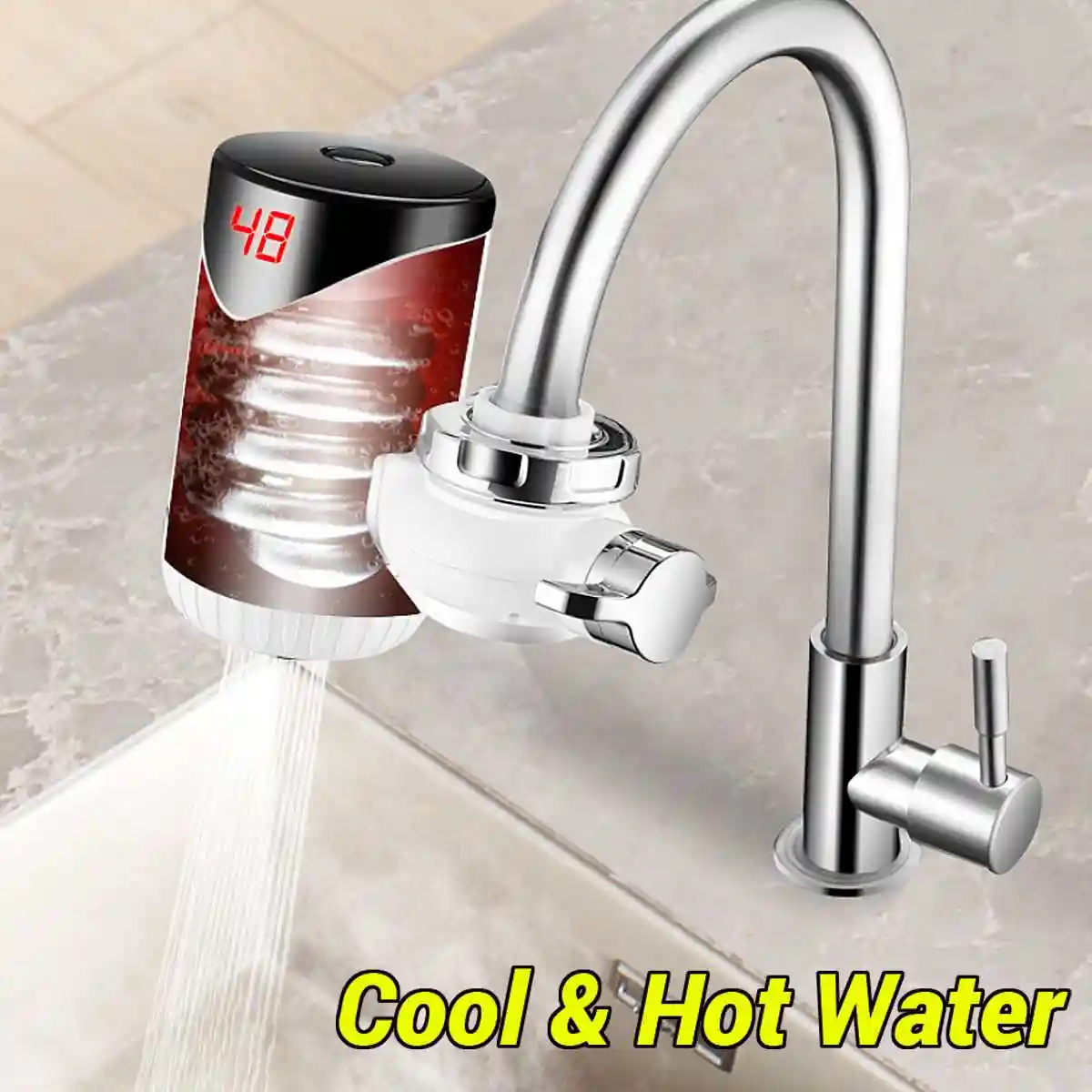 Водонагреватель насадка на кран без снятия смесителя