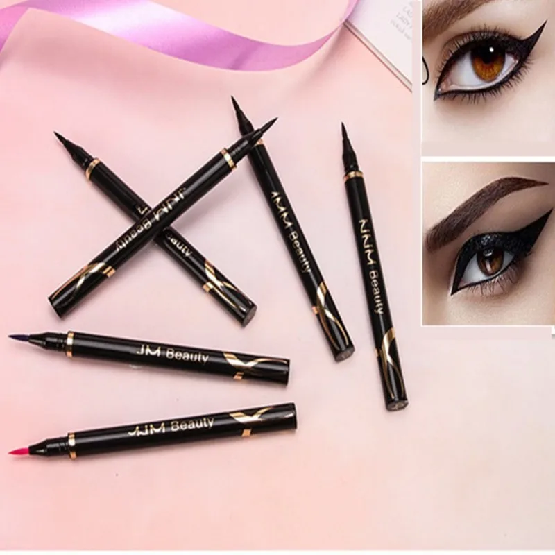

Red Eyeliner Pencil Black Waterproof Coloful Blue Green Brown Liquid Pen Make Up Eye Marker Easy to Wear Cosmetics Eye Liner