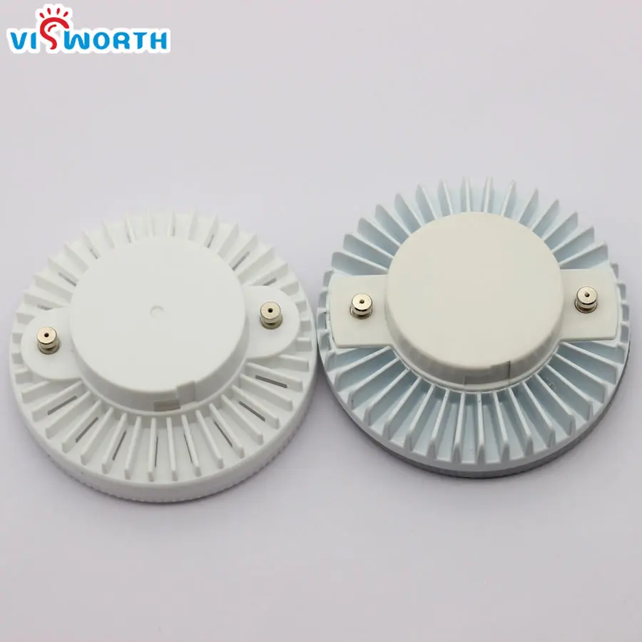 VisWorth GX53 светодиодный светильник SMD2835, 5 Вт, 7 Вт, 9 Вт, 12 Вт, 15 Вт, 18 Вт, лампада светодиодный шкаф СВЕТОДИОДНЫЙ лампы Точечный светильник переменного тока 110V220V Теплый Холодный белый светодиодный светильник