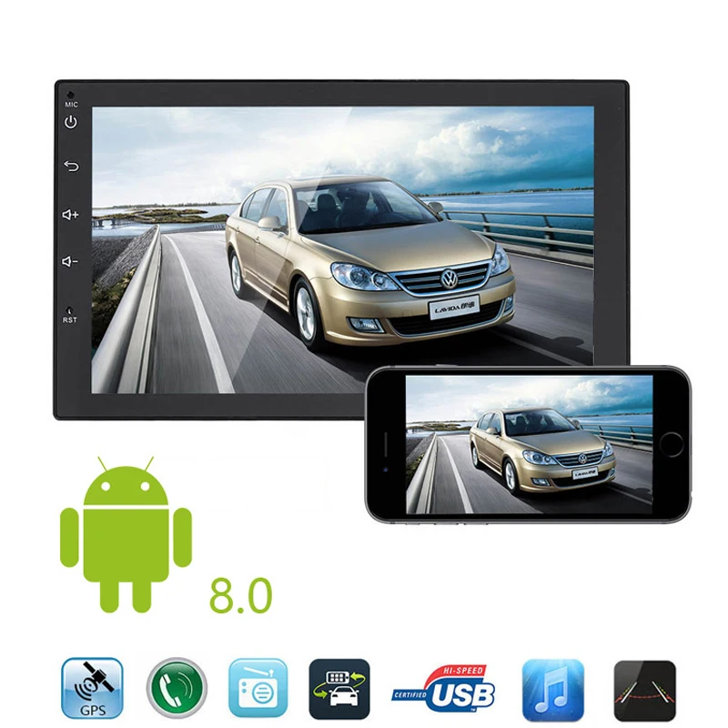 

High Quality Universal Car 7 Inch Capacitive Screen MP5 Bluetooth HD Player FM Navigation Integrated Machine