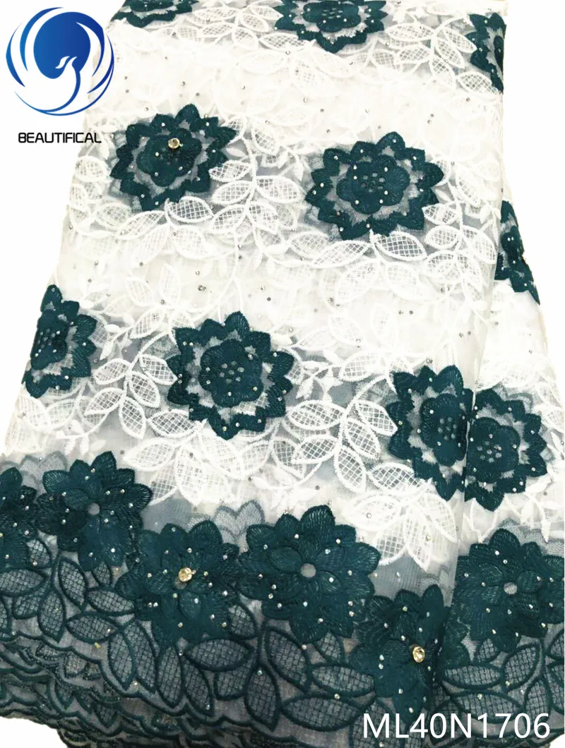 

BEAUTIFICAL tulle african french lace with embroidery 2019 nigerian french lace net lace ML40N17