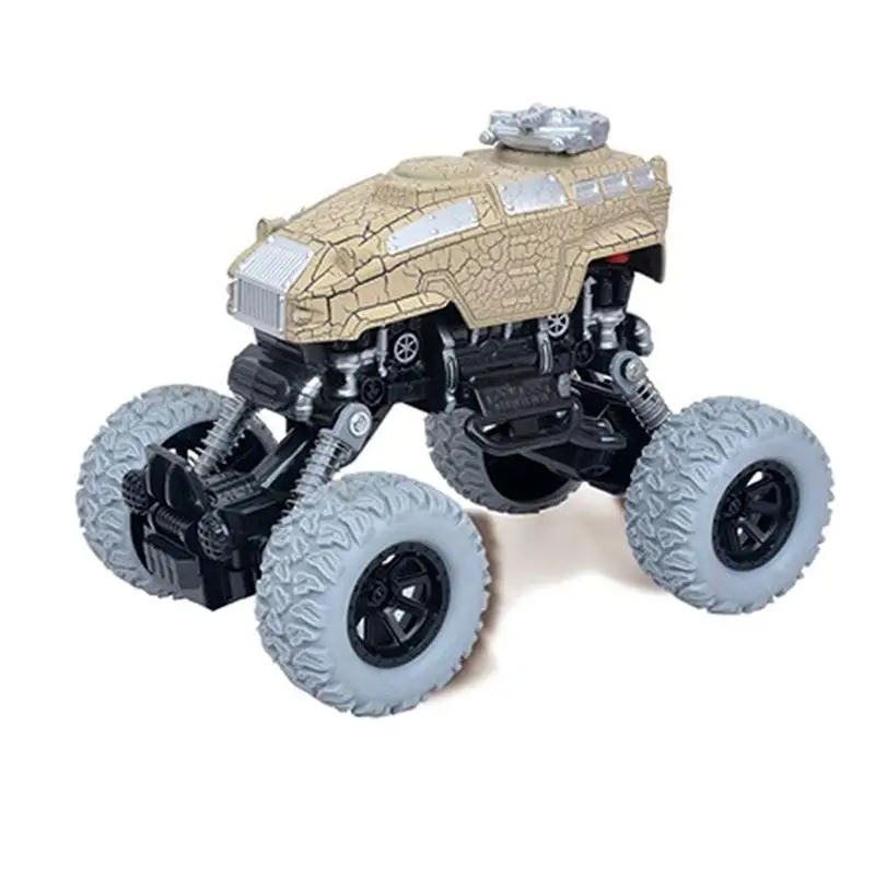 

Four Wheel Toy Cars Pull Back Vehicles Durable Monster Pullback Racer Climbing Easy To Operate Anti-collision