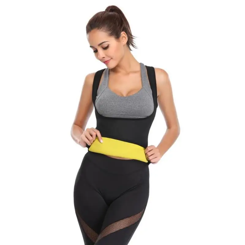 

Super Stretch Women Neoprene Shapers M-XXL Size Slimming Fitness Body Shapewear Tank Corset Vest Sports Clothing Plus Size