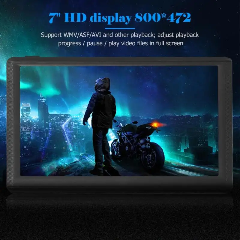 7 zoll Auto GPS Navigation 128 MB + 8 GB Automobil Navigator mit Asien Europa Nordamerika Australie