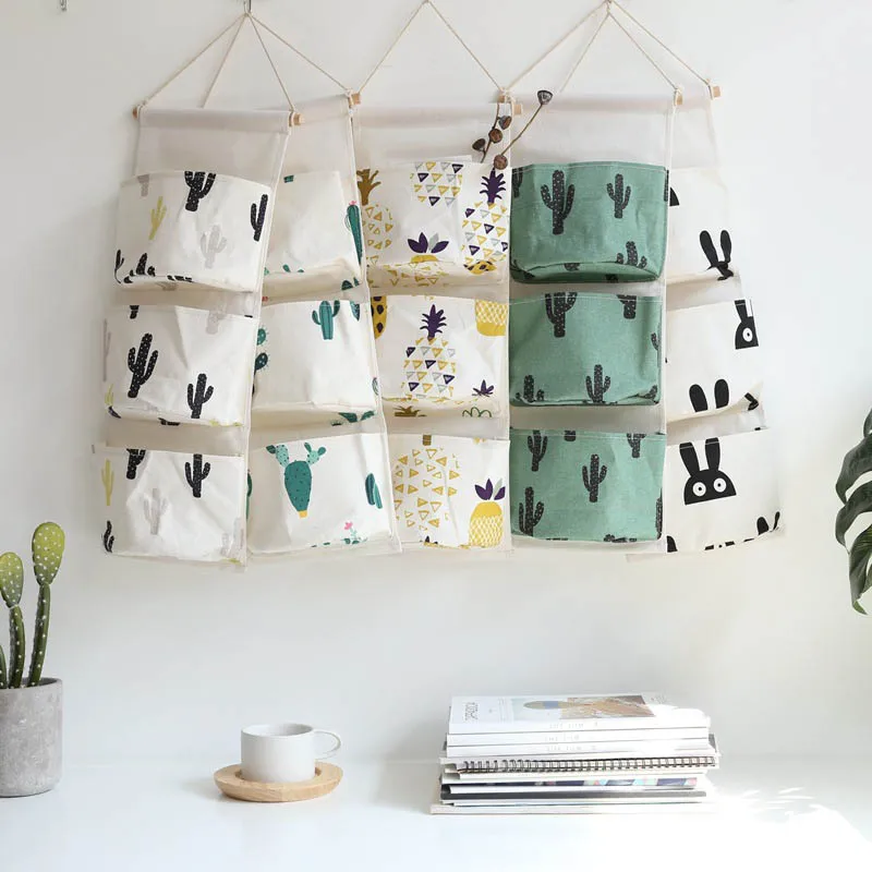 1 قطعة المحمولة أشتات المنظم الشمال نمط خزانة خزانة الحاويات جدار حقيبة تخزين قابلة للحمل 3 جيوب حقيبة لمستحضرات التجميل