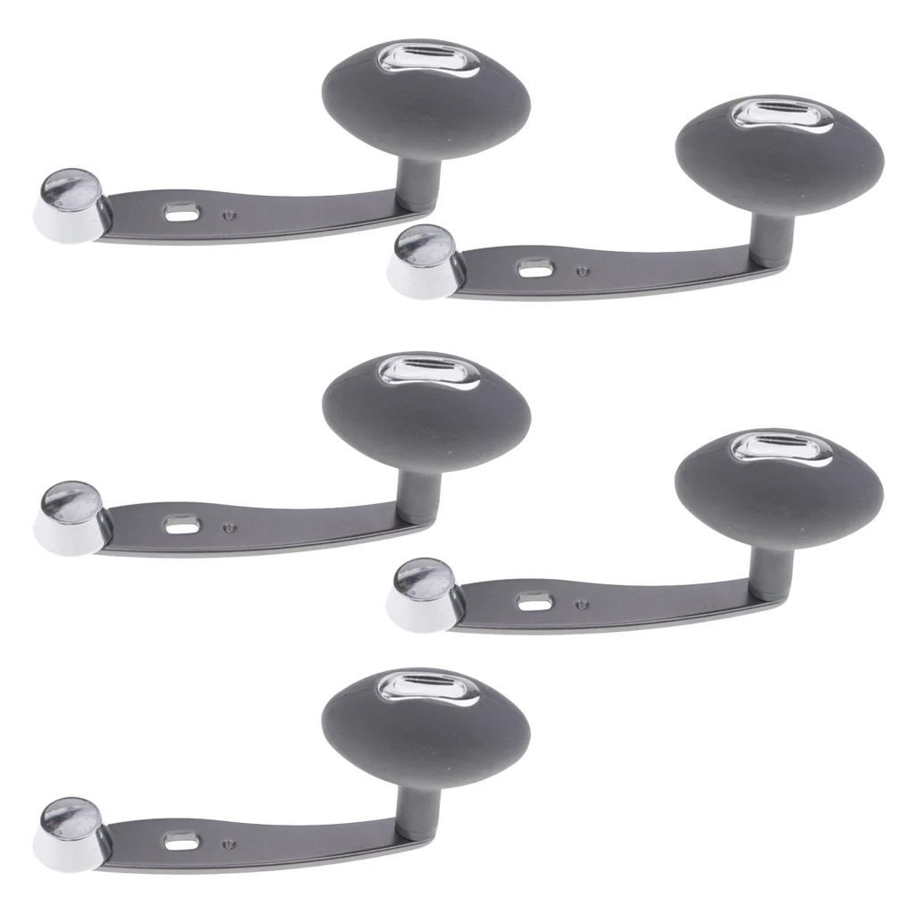 

5pcs Sturdy Single Fishing Reel Handle Knob Replacement Parts for Baitcasting Spinning 9cm