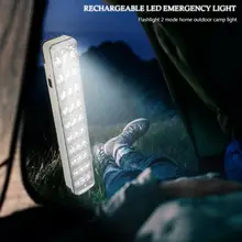 Многофункциональный перезаряжаемый светодиодный аварийный фонарик 2-Mode для дома на открытом воздухе для кемпинга 30 светодиодный/60 светодиодный ABS