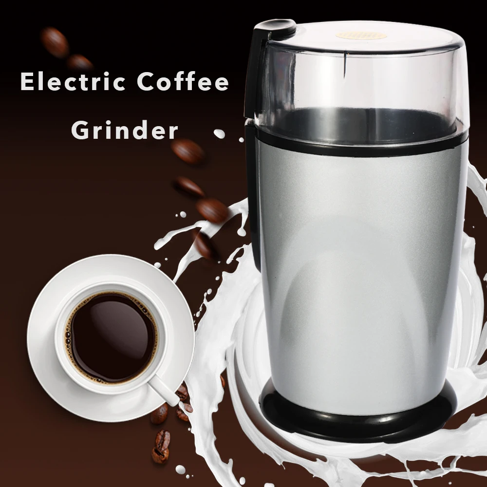 Mini Electric Coffee Grinder Stainless Steel Blade Coffee Spice Nuts