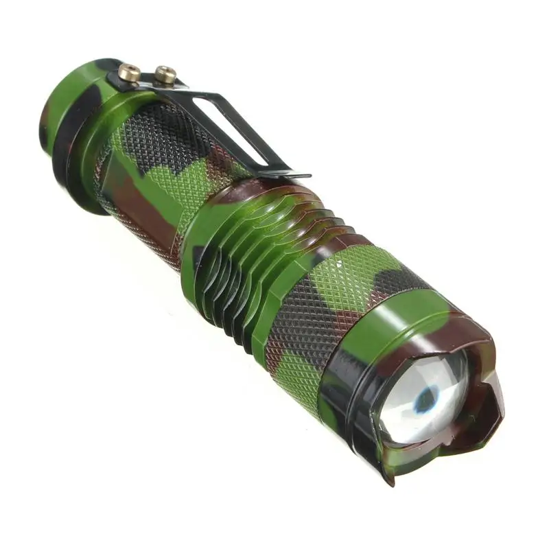

7W 1200lm Tactical Flashlight CREE Q5 LED Torch Waterproof Zoomable Led Linterna Mini PowerfulFlashlight for Outdoor Camping