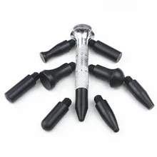 Car Dent Repair Hail Removal Tools Repair Tool Auto Hail Removal Repair Pen Hand Knock Down Tools 9 Heads PDR Tool Paintless super pdr tools black nylon pen tap down pen paintless dent removal pen us for dent repair tool auto hand tools