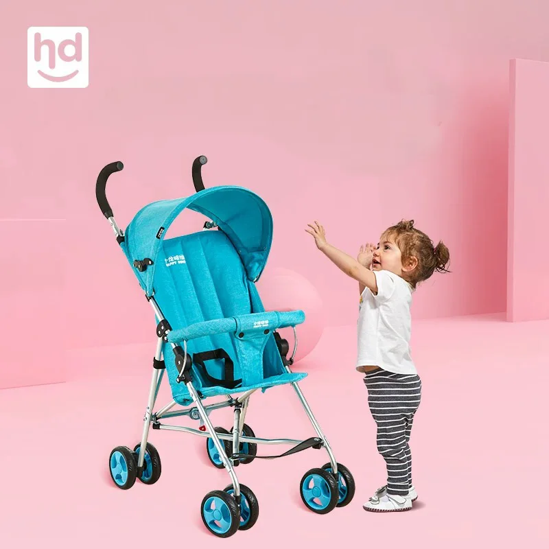 Зонт для детской коляски автомобиль Лето Багги легкий мини ребенок складной портативный тележка четыре колеса путешествия коляска