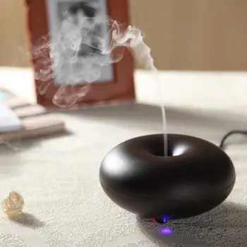 

Wood Ultrasonic Home Aroma Humidifier Air Diffuser Purifier Atomizer Room USB Electric Essential Office Home Decor