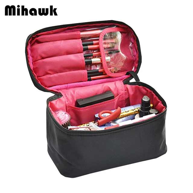 Aliexpress Mihawk Large Vanity Cosmetic Bag Case Travel Mihawk Large Vanity Cosmetic Bag Case Travel Organizer Functional Makeup Pouch Beautician Toiletry Set Accessory Supply