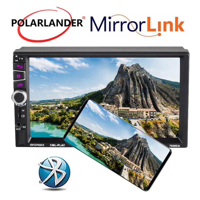 

Android 8.1 System 16g Memory Touch Screen 7 Inch HD Car BT Player Button 2 DIN Universal Car radio GPS Navigation