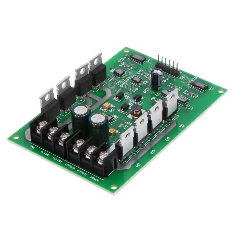 Двухмоторный драйвер Модуль платы h-мост DC MOSFET IRF3205 3-36 в 10A Peak30A