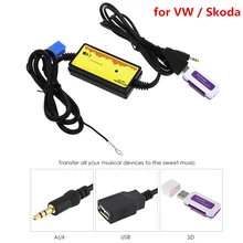 DC 12 V Car Audio Interfaccia MP3 USB/Adattatore SD 8 P Collegare Smart Digital Design Auto Radio CD changer per VW/Skoda
