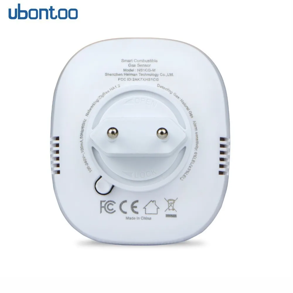 Zigbee 2.4G wireless  smart natural gas,coal gas,LPG combustible gas leakage sensor detector
