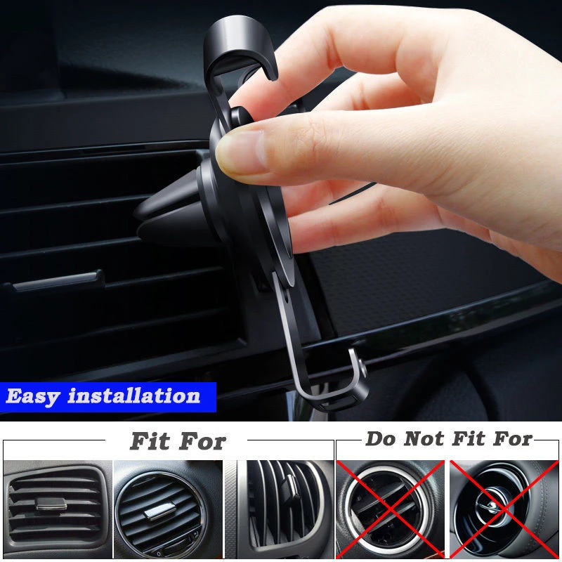 Universal Car Air Vent Gravity Mount Holder Stand Cradle For Huawei Mate 20 10 Car Phone Holder For Samsung Galaxy S8 S9 plus Universal Car Air Vent Gravity Mount Holder Stand Cradle For Huawei Mate 20 10 Car Phone Holder For Samsung Galaxy S8 S9 plus