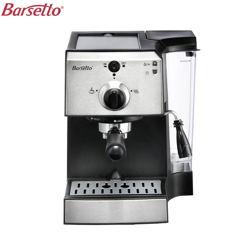 

BARSETTO 1500ML muti-function Coffee Maker Espresso and Milk Foam 15Bar Pump Pressure Coffee Machine EU Plug