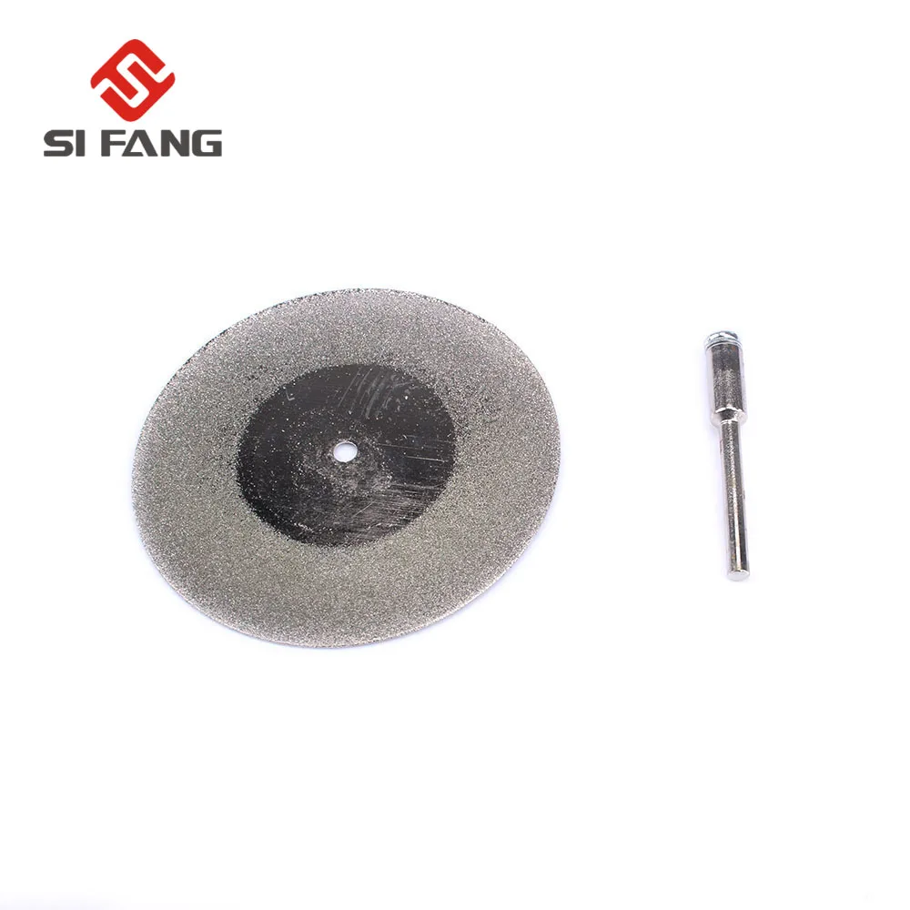 Blade 60mm Diamond Cutting Disc Saw 3mm Bore With Mandrel 3mm shank for Rotary Dremel Tool For Grinding Machine Cutting Disc Blade 60mm Diamond Cutting Disc Saw 3mm Bore With Mandrel 3mm shank for Rotary Dremel Tool For Grinding Machine Cutting Disc