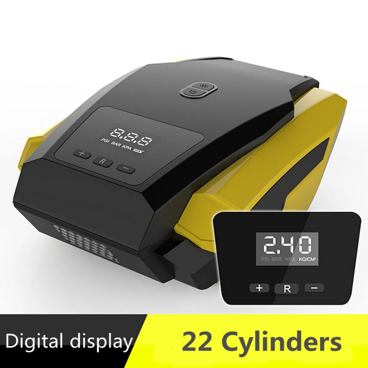 

12V DC Portable Auto Electric Car Air Compressor Wheel Tire Motorcycle Inflatable Pump Tools LED Display Car Inflator Pump 120W