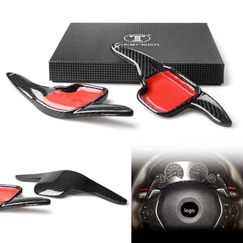 

Car Steering Wheel Shifter Extension Paddle Shift For BMW F10 F20 F30 F31 F32 X1 X4 Z4 1 2 3 4 5 6 7 Series Rear Carbon Fiber