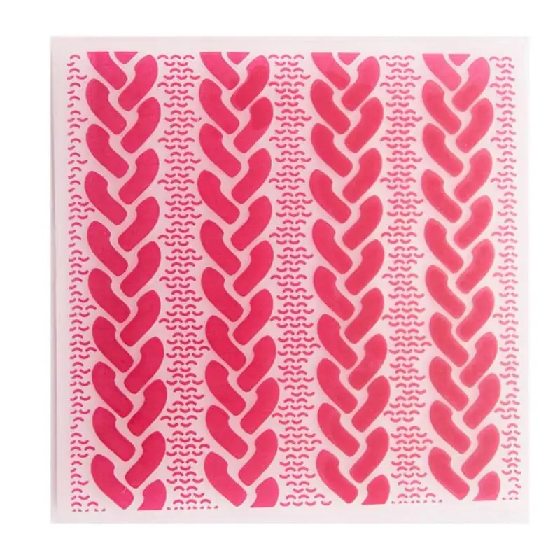 

Embossing Folders DIY Scrapbooking Plastic Embossing Template Folder Stencil for Album Card Fondant Cake Decorating Tools