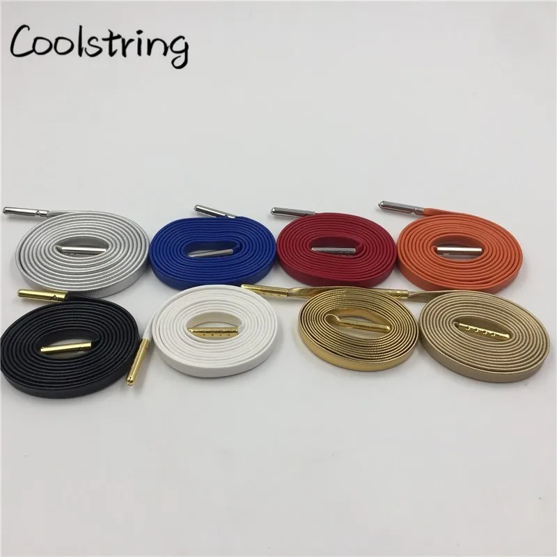 Coolstring Luxury 0.7 Flat Genuine Leather Shoelaces Premium Goatskin Clean Waterproof Shoestring Leisure Shoelaces For Sneakers