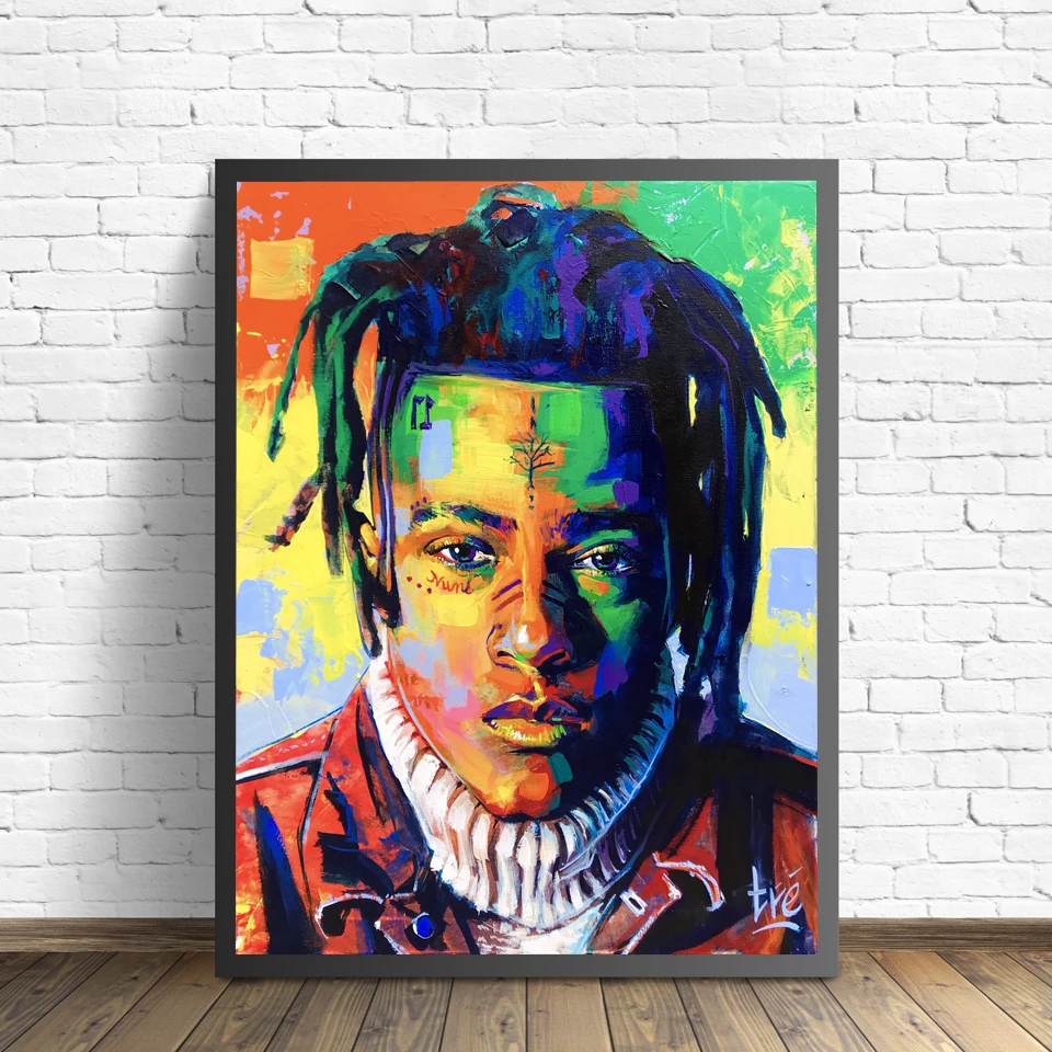XXXtentacion холст картина настенное искусство портрет домашний декор картины