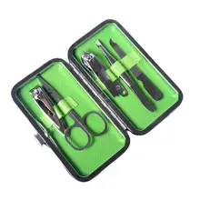 Новинка, 5 шт, профессиональный набор для маникюра, нержавеющая сталь, кусачки для ногтей, набор ножниц, маникюрный набор, красивые инструменты для маникюра