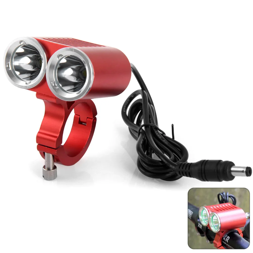 Большая рекламная акция 2 X Cree XML T6 светодиодная велосипедная Передняя Фара Фонарь