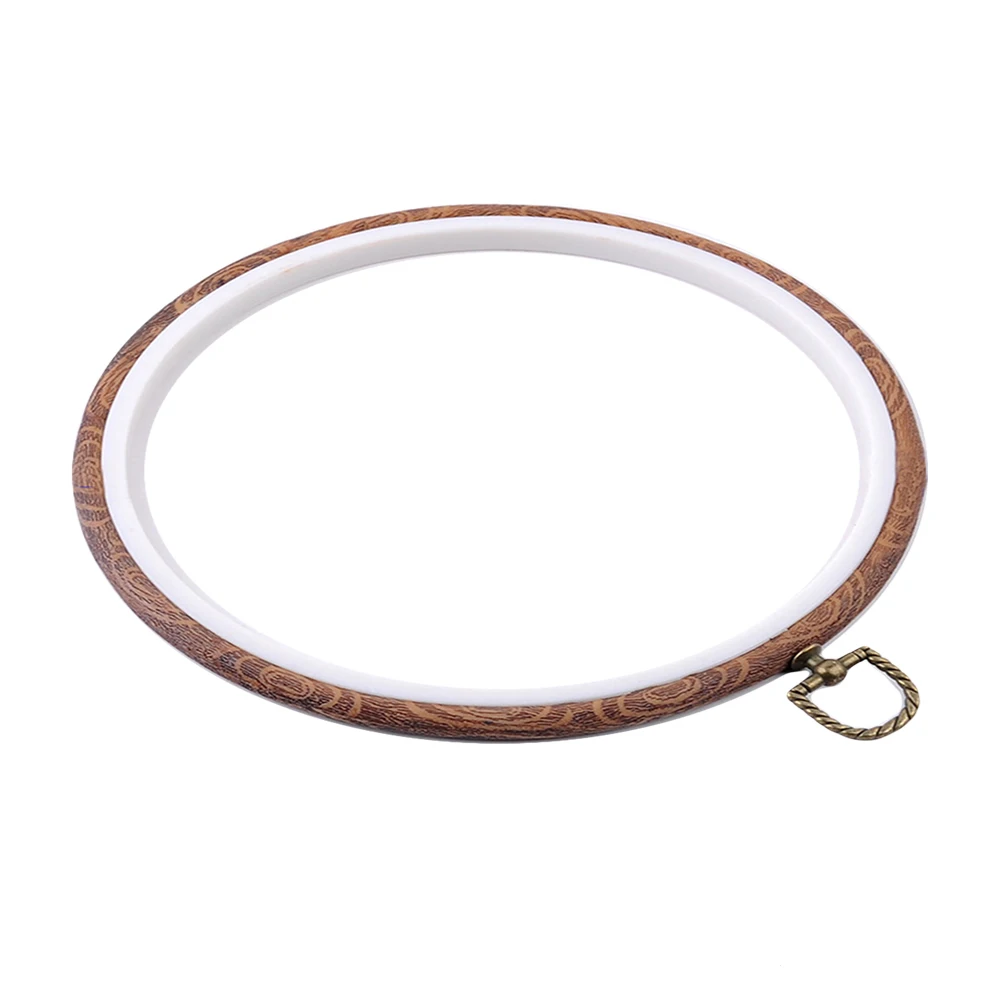 

DAVEVY Cross Stitch Hoop Round Embroidery Circle Sewing Ring Kit Photo Frame Craft ( octagon,14cm x 14cm)