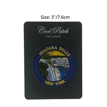 " Ниагарский водопад национальный парк Железо на патч Нью-Йорк места сувениры эмблема переводная наклейка эмблема для шапки шапка одежда
