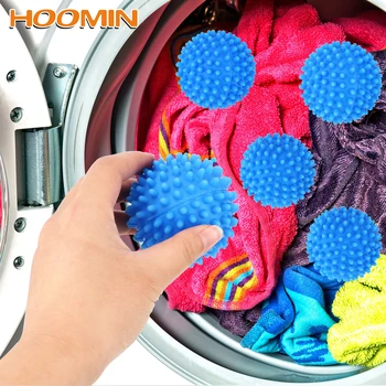 

HOOMIN PVC Dryer Balls Magic Cleaning Drying Fabric Softener Ball Laundry Balls Reusable Washing Tool for Washing Machine