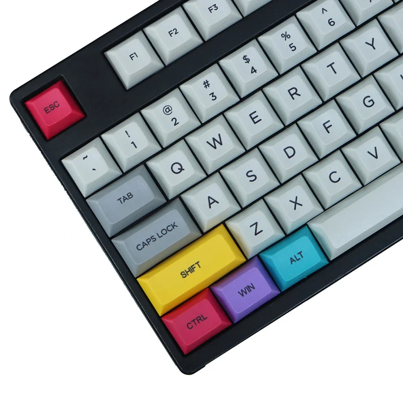29 шт. колпачки для ключей DSA CMYK Color Dyesub PBT Набор колпачков CTRL WIN ALT SHIFT игровая