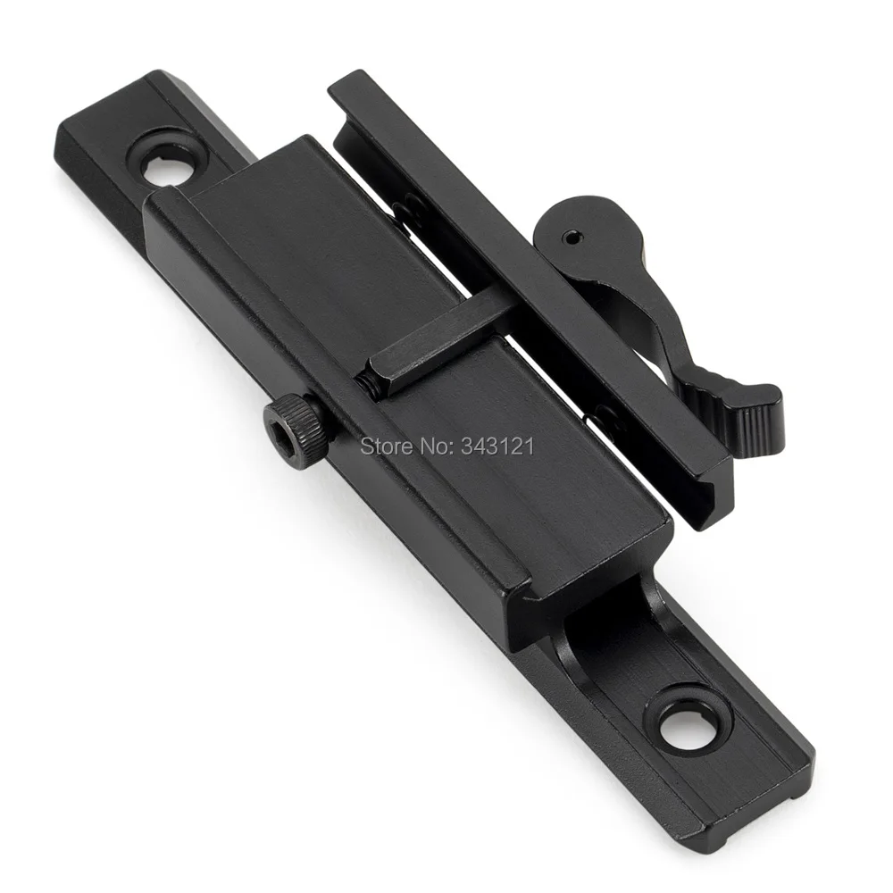 AloneFire KCD0038 QD Quick Release Mount Adapter 13 слотов Fit 20 мм Пикатинни Вивер рельс база охотничий Пистолет Аксессуары