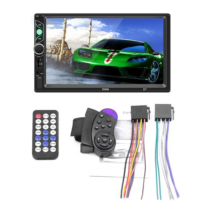 

7 INCH Multi Functional Three Screen Synchronous Car MP5 MP4 MP3 Player Card Radio Bluetooth For Android IOS Drop Shipping