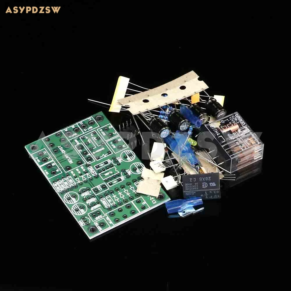 E12 II Headphone power amplifier AMP Protection circuit DIY kit can switch with delay