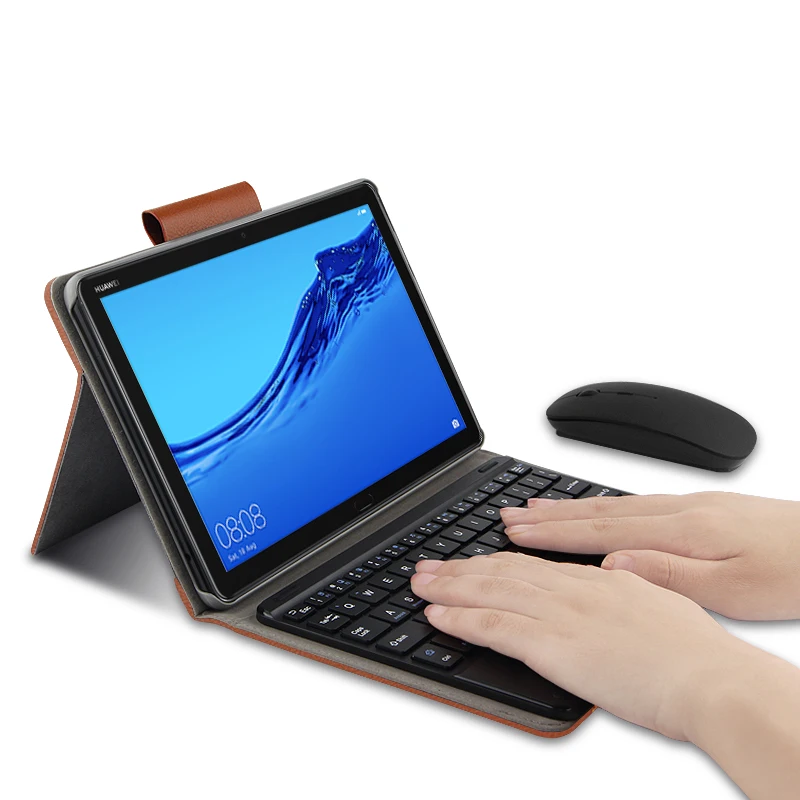 Чехол для Huawei MediaPad M5 Lite 10 защитный чехол Bluetooth Защита клавиатуры искусственная