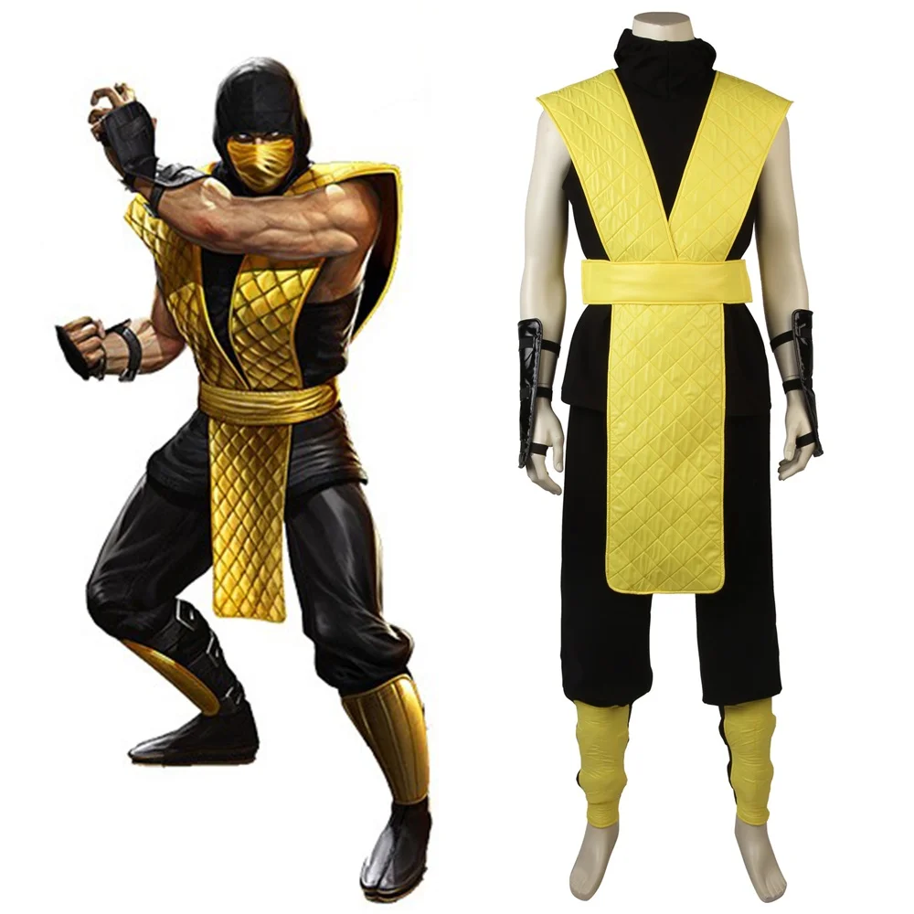 

Mortal Kombat X Scorpion Cosplay Costume Men Outfit